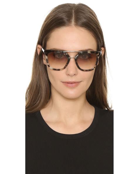 prada thick sunglasses